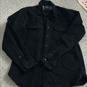 J. Crew Black Workshirt
